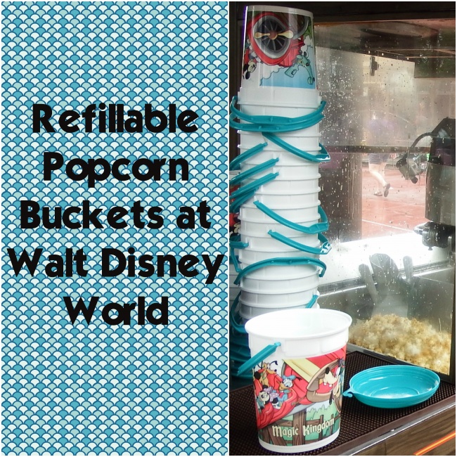 Refillable Popcorn Buckets at the Walt Disney World Resort