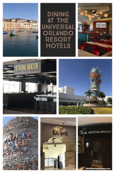 Dining at the Universal Orlando Resort Hotels