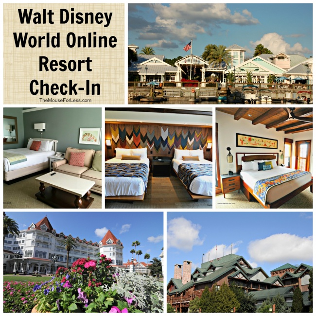 Walt Disney World Online Resort Check In Process
