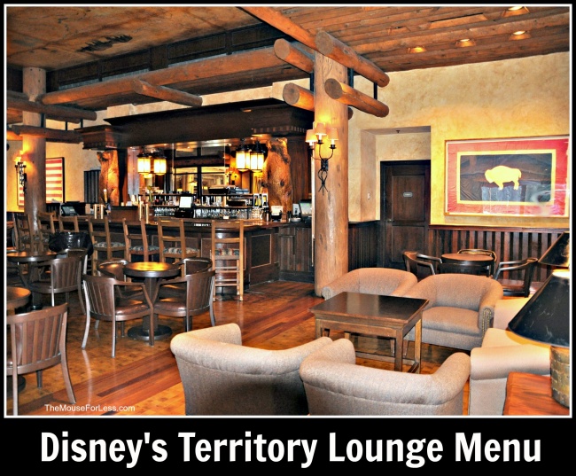 Territory Lounge Menu