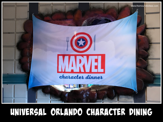 Universal Orlando Character Dining