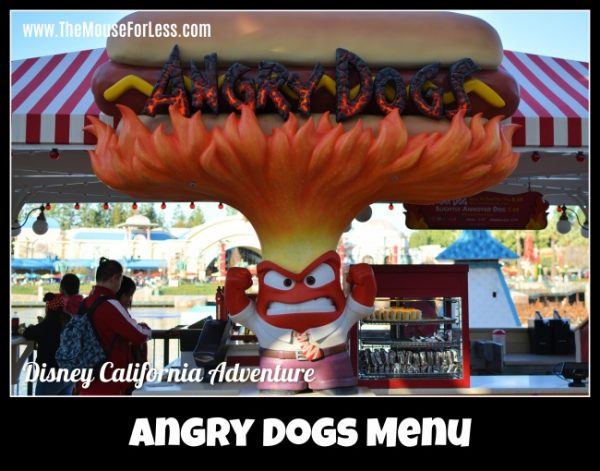 Angry Dog's Menu