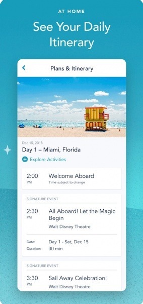 Disney Cruise Line App