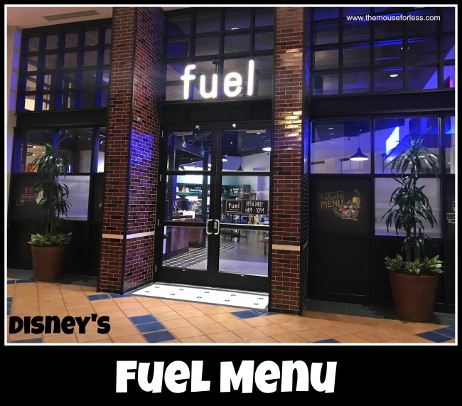 Fuel Menu