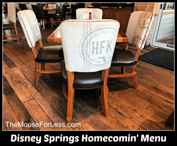 Chef Art Smith's Homecomin' Menu