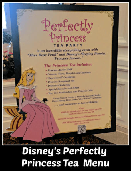 Perfectly Princess Tea Party Menu