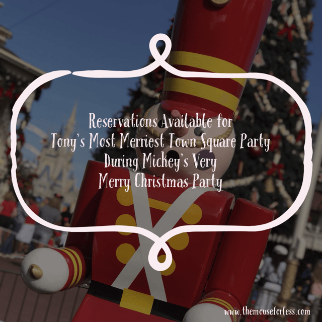 Tony's Most Merriest Town Square Party