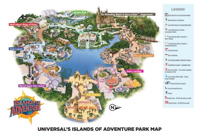 Universal Orlando Maps Including Theme Parks And Resort Maps