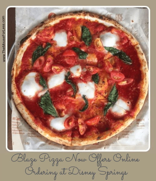 Blaze Pizza Now Offers Online Ordering at Disney Springs
