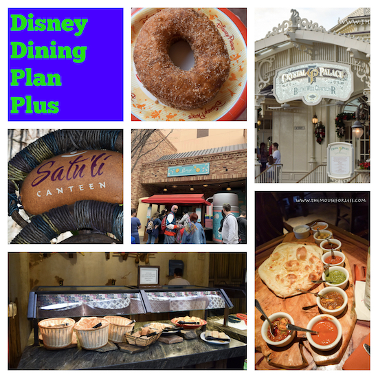 Disney Dining Plan Plus