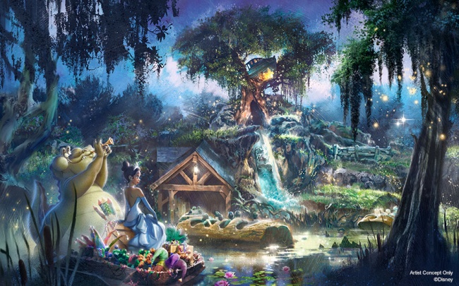 Splash Mountain / Princess and the Frog Retheme