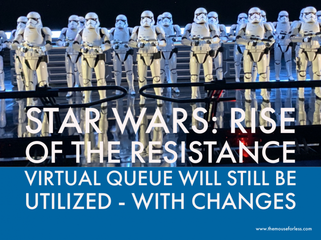 Star Wars: Rise of the Resistance Virtual Queue Updates