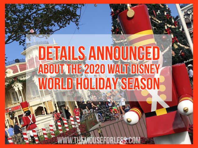 Details Announced About the Walt Disney World Holiday Season for 2020