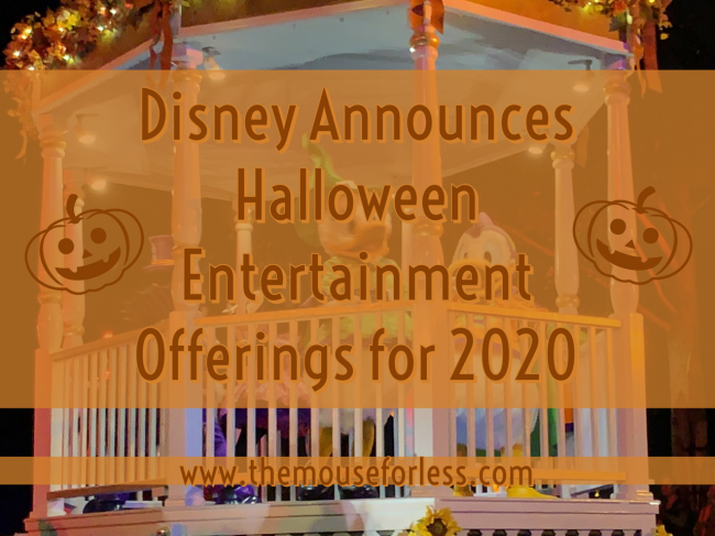 Disney Announces Halloween Entertainment Offerings for 2020