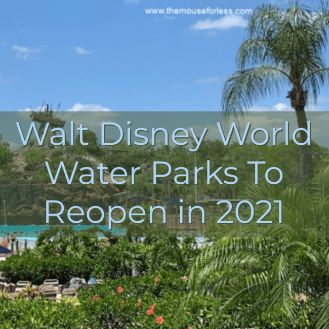 Water Parks to reopen in 2021