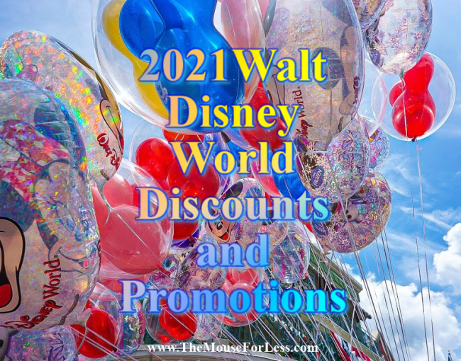 2021 Walt Disney World General Public discounts