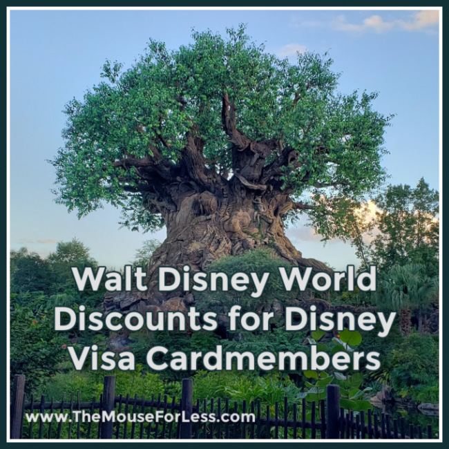 Walt Disney World Discounts for Disney Visa Cardmembers