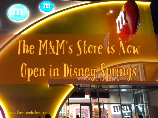 A New M&M's Store Opened In Disney Springs