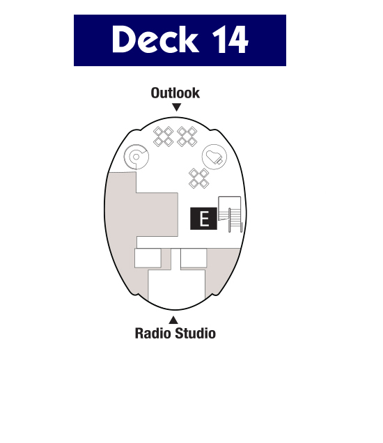 Disney Dream and Disney Fantasy Deck 14 2022