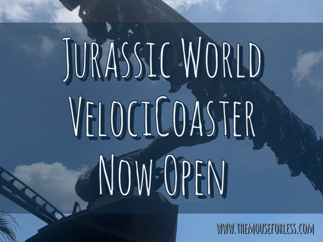 VelociCoaster Now Open