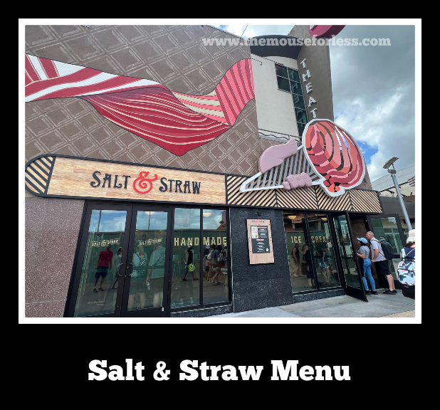 Salt & Straw Menu
