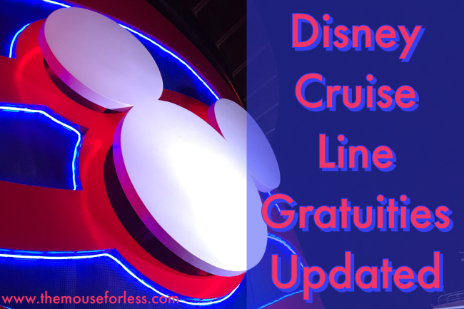 Disney Cruise Line Gratuities