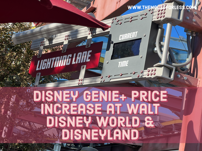Disney Genie+ Changes Pricing