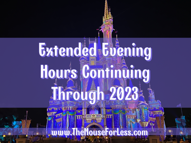 Extended Evening Theme Park Hours
