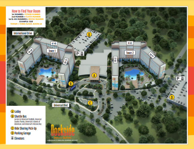 UNIVERSAL ORLANDO GUIDE WITH INFORMATION ON ATTRACTIONS 1 SHEET MAP 2013