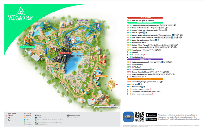Universal Studios Islands of Adventure - 2007 Park Map