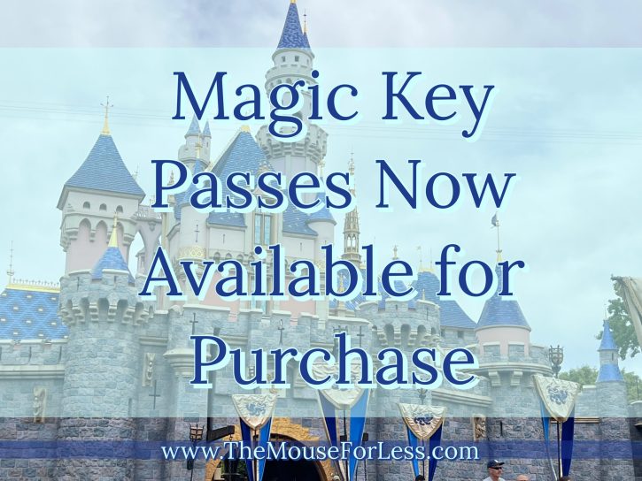 Magic Key Passes Available Again