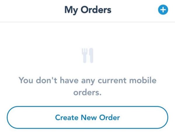 Disneyland Mobile Food Ordering