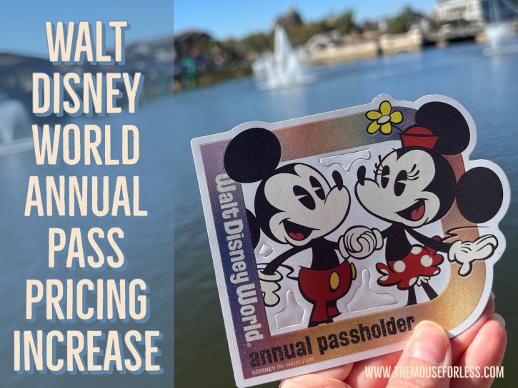 Walt Disney World Annual Pass Pricing