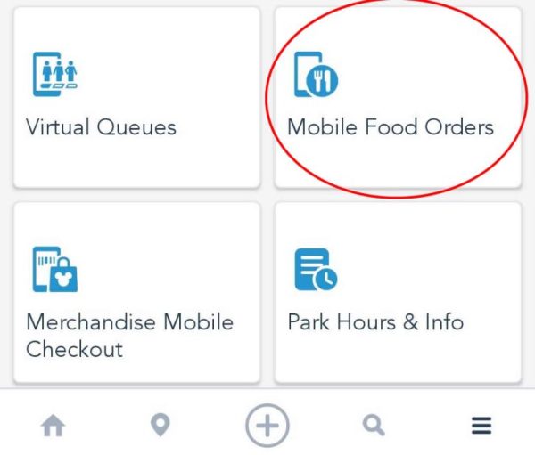 Disneyland Mobile Food Ordering