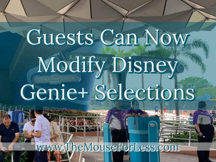 Disney Genie+ Modifications