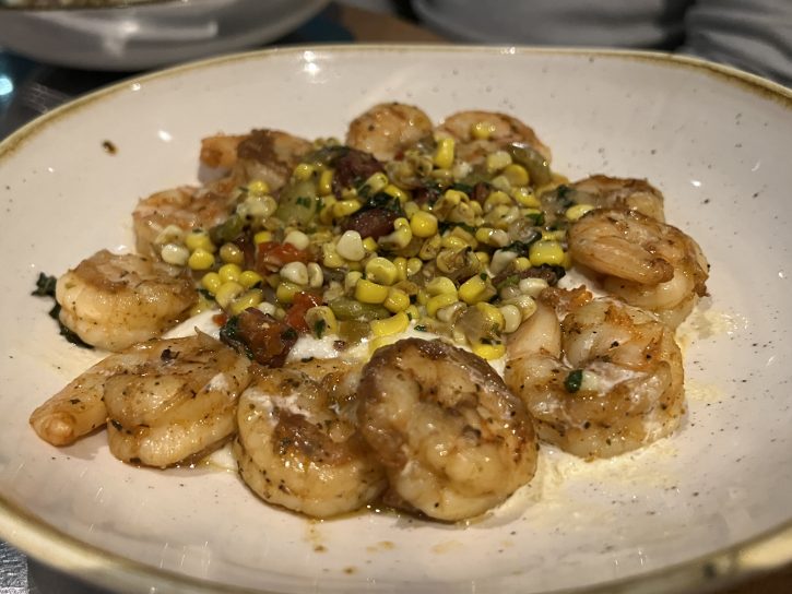 Coral Reef Shrimp and Grits