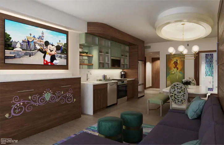 One Bedroom Villa Tiana | The Villas at Disneyland Hotel