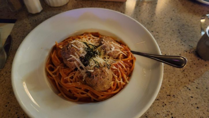 Earl of Sandwich Tavern Menu - Spaghetti and Meatballs