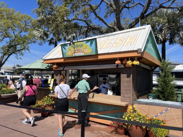 Epcot Flower and Garden Food Booth