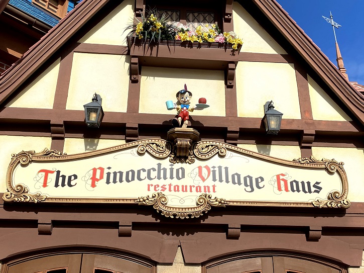 Pinocchio Village Haus at Magic Kingdom - Walt Disney World Menus