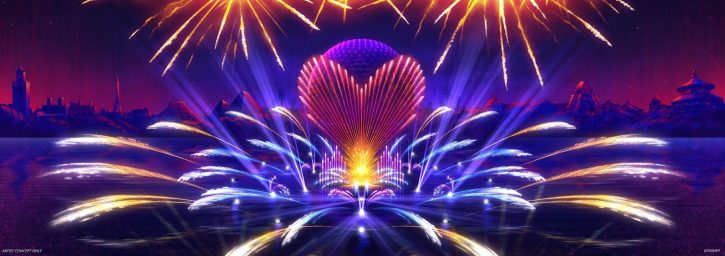 New EPCOT Fireworks for Disney 100