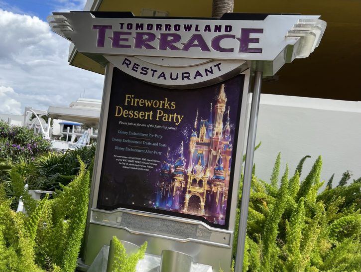 Magic Kingdom Happily Ever After Dessert Parties