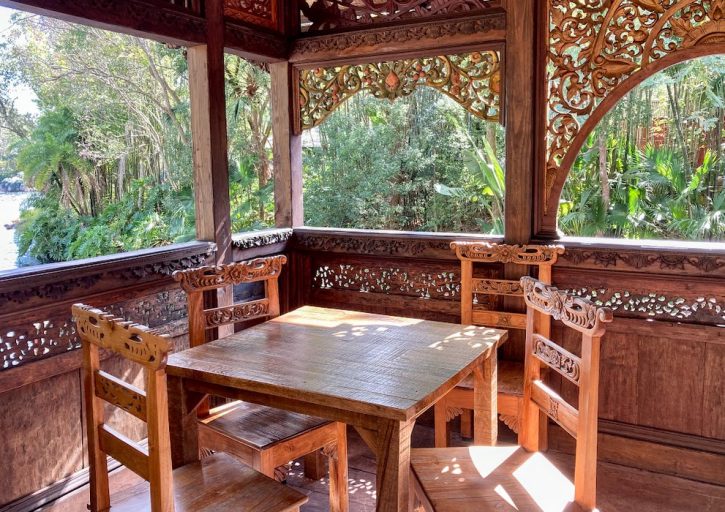 Animal Kingdom tables for napping