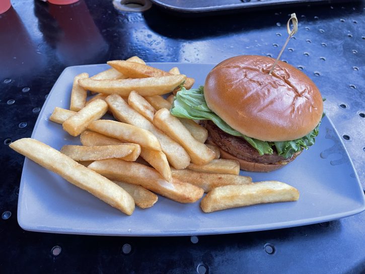 Vegan Burger at ABC Commissary 