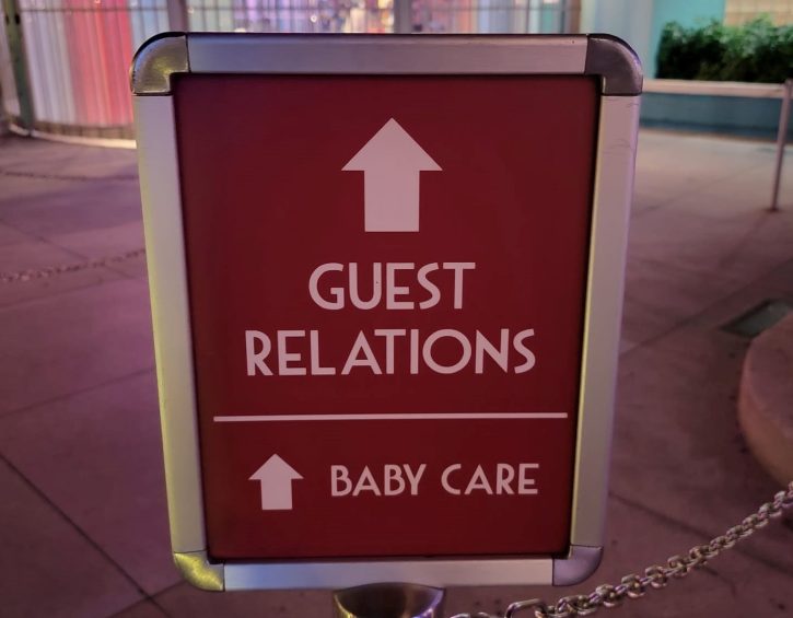 Walt Disney World Guest Relations Sign