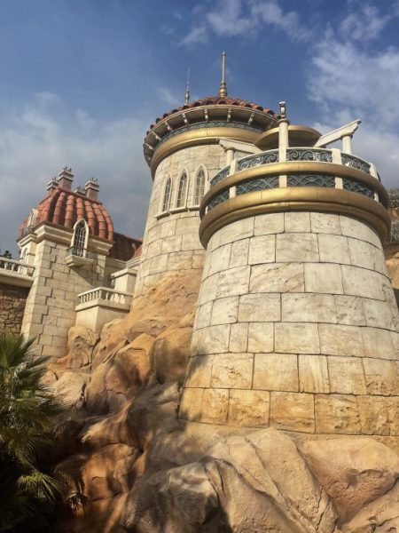 Picture of Price Eric's Castle that houses the Under the Seas - Journey of the Little Mermaid ride.