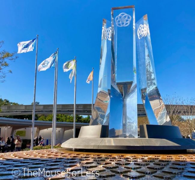 Entrance to Epcot and Hidden Gems