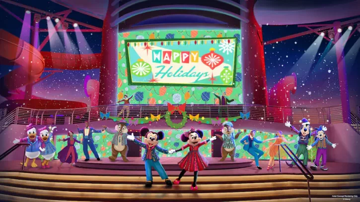 New 2023 Disney Cruise Line Holiday Entertainment