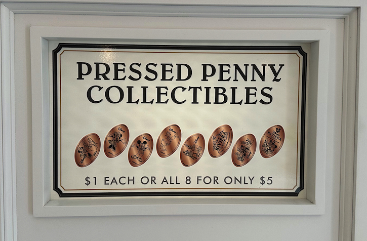 Walt Disney World Pressed Penny Checklist and Location Guides