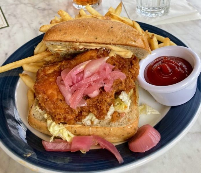Chicken Sandwich at The Plaza in Magic Kingdom